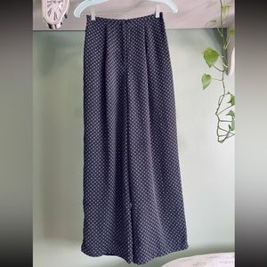 Wide Leg Patterned Pants